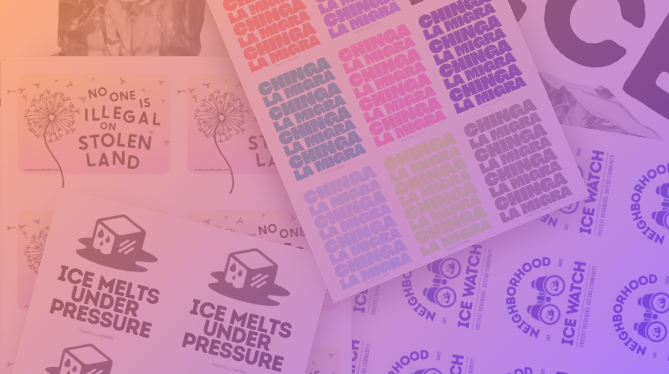 ICE melts under pressure: Protect neighbors and defend community through creative action